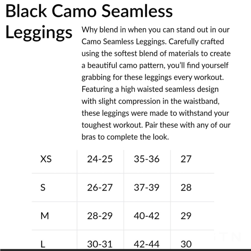 NVGTN camo seamless leggings - Picture 6 of 6